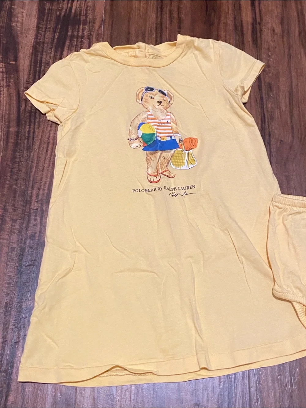 Ralph Lauren polobear yellow